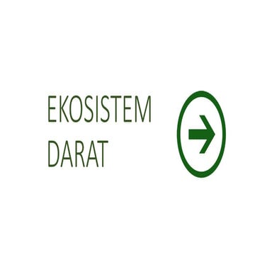 Presentasi Ekosistem Darat(School Work)
