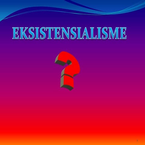 Falsafah Eksistensialisme