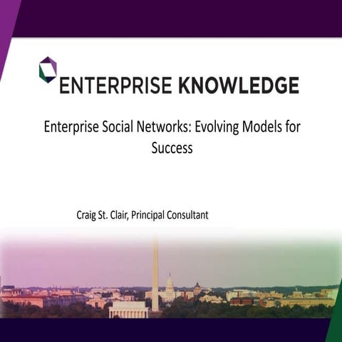 Enterprise Social Networks: Evolving Models for Success