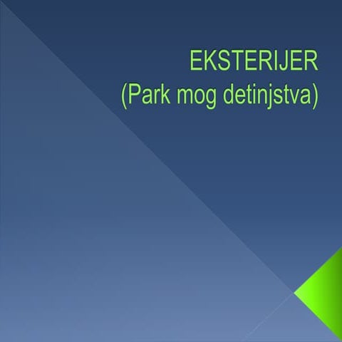 Eksterijer nina