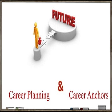 Career planning and career anchors