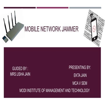 Mobile Jammerr