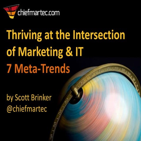 Ektron Synergy 2014 - Thriving at the Intersection of Marketing & IT