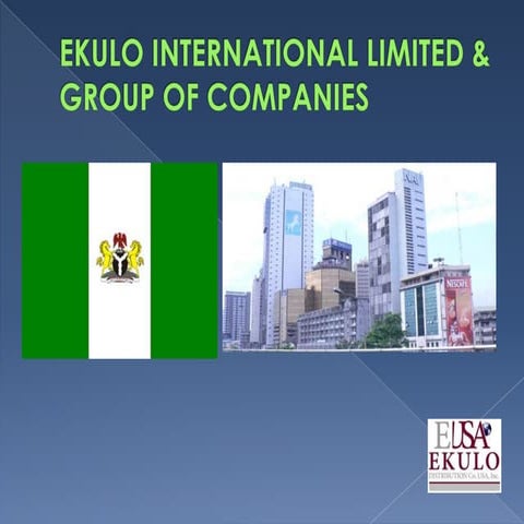 Ekulo Distribution is the Gateway to Africa