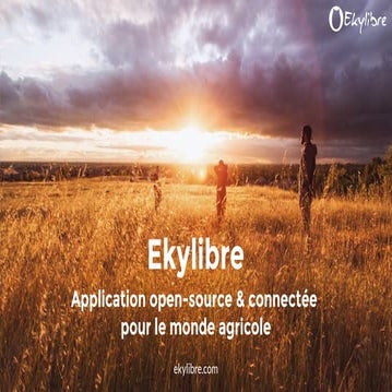 Ekylibre - Présentation de l'application