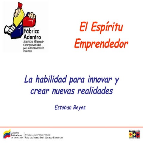 El Espiritu Emprendedor | PDF