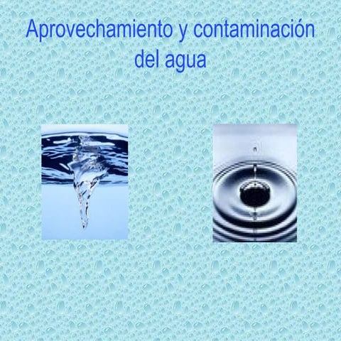 El agua