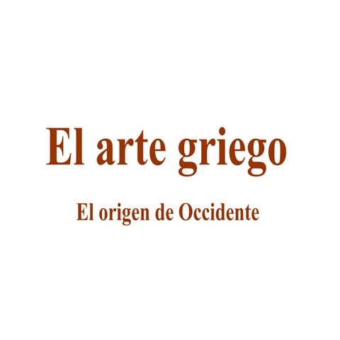 El arte-griego