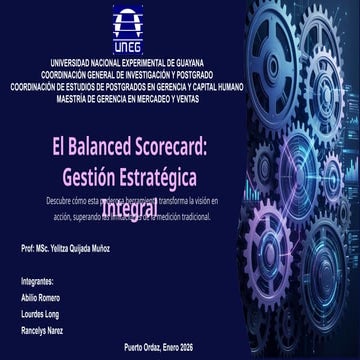 BALANCE SCORECARD Cuadro de mando integral | PDF