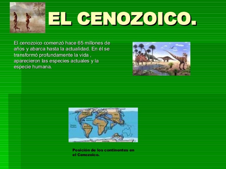 EL CENOZOICO
