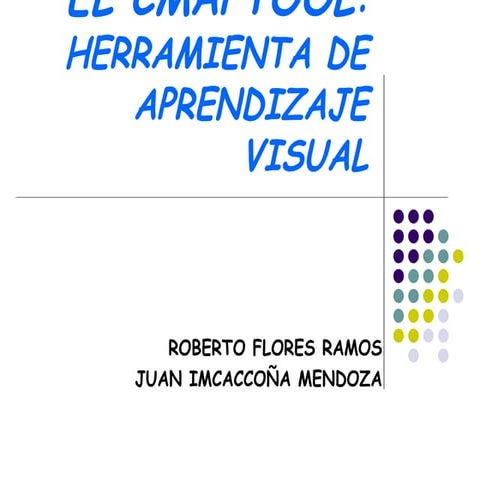 El Cmaptool Herramienta de aprendizaje virtual