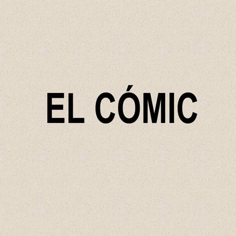 El Cómic