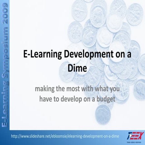 E-Learning Development on a Dime