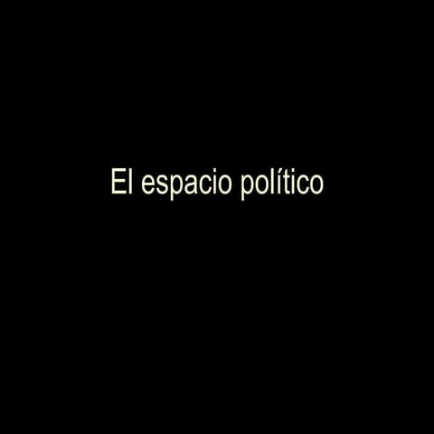 El Espacio Político