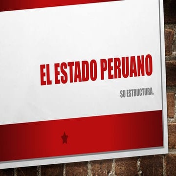 EL ESTADO PERUANO y sus organizaciones.pptx