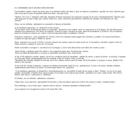 El Hombre Que Quiso Ser Mujer