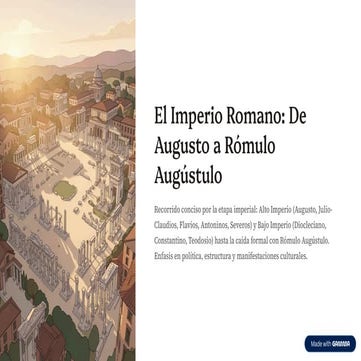El imperio romano | PPTX