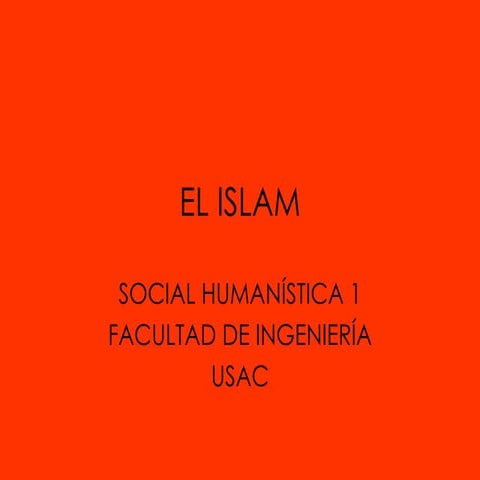 El Islam