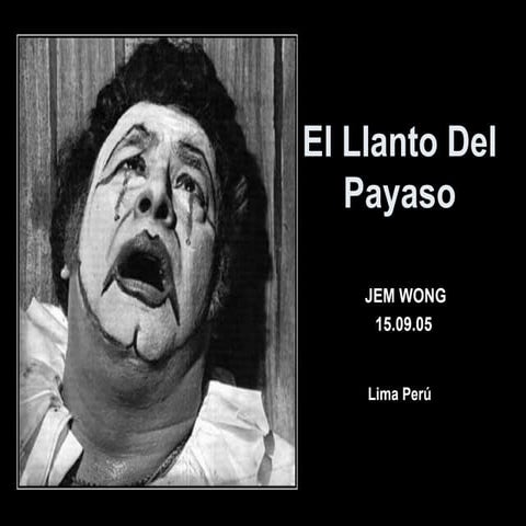 El Llanto Del Payaso Por Fanny Jem Wong