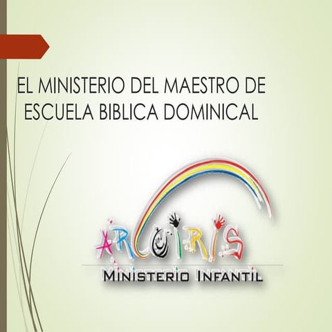 El ministerio-del-maestro