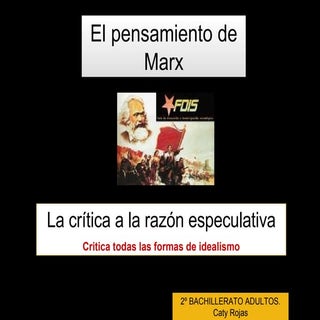 El pensamiento de Marx