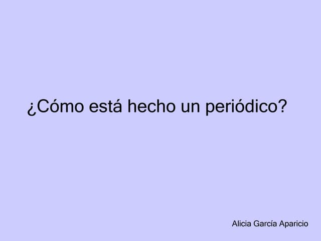 El Periódico