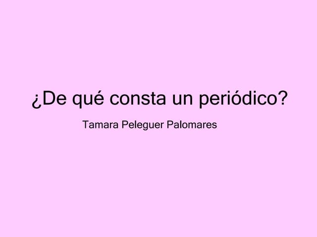El periodico