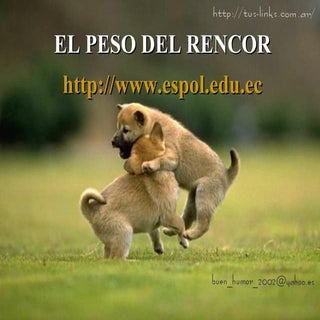 El peso del rencor