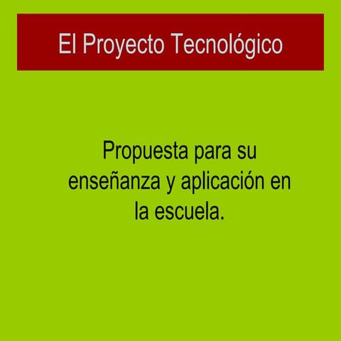 Fases e ideas para un proyecto de innovación | PPTX