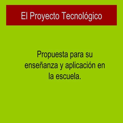 El proyecto-tecnolgico26
