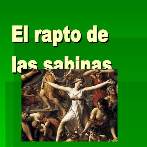 El Rapto De Las Sabinaspres