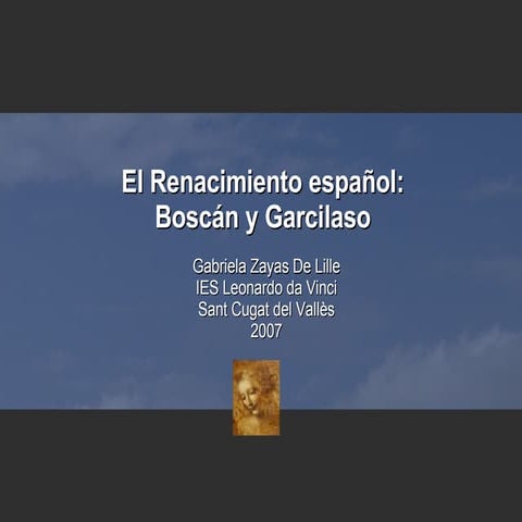 El Renacimiento Español (1 )