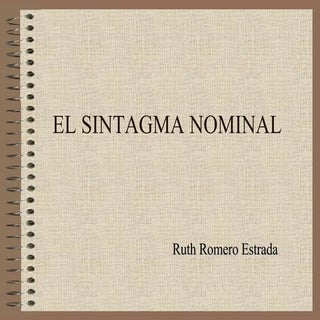 El Sintagma Nominal
