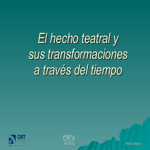 El Teatro | PPTX