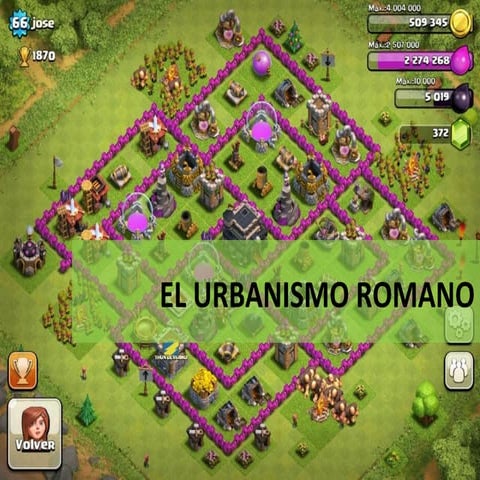 El urbanismo romano