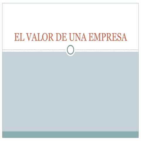 Factores para valorar una empresa .pptx