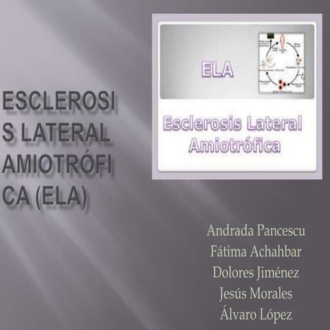 ELA - etapas de la enfermedad | PPTX
