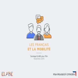 Les Français et la mobilité