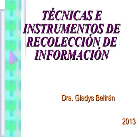 Elaboración de instrumentos