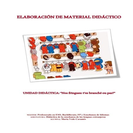 Elaboración de material didáctico maría vede