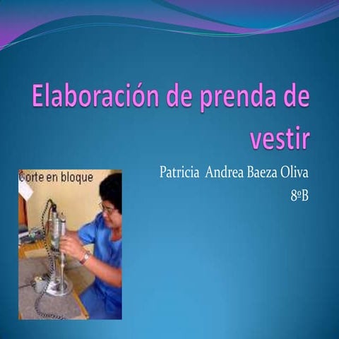 Elaboración de Prenda de Vestir