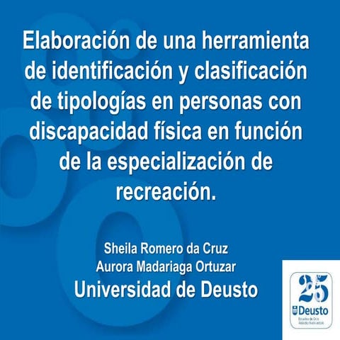 Elaboracion de una herramienta de identificación y clasificación