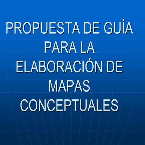 Elaboracion mapas conceptuales para estudiantes