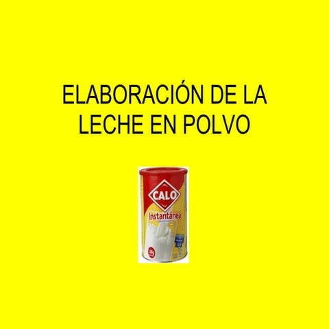 Elaboracion de la_leche_en_polvo