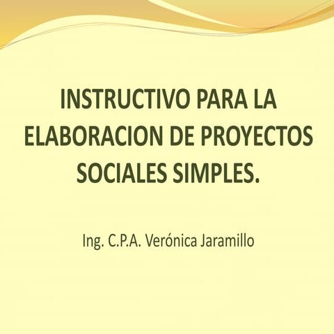 Elaboraciondeproyectossociales