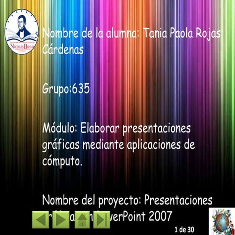 Elaborar presentaciones gràficas