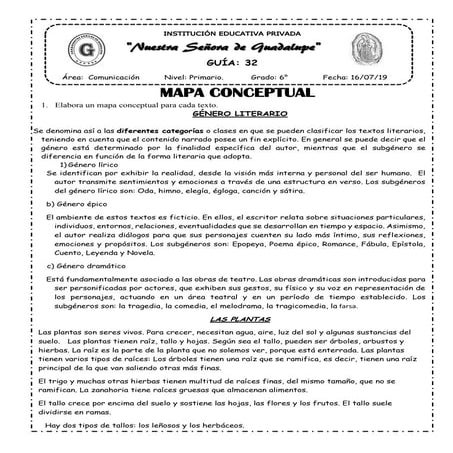 Elabora un mapa conceptual para cada texto