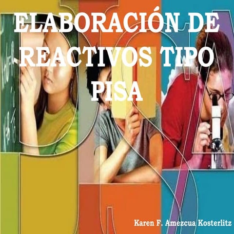 Como elaborar reactivos PISA