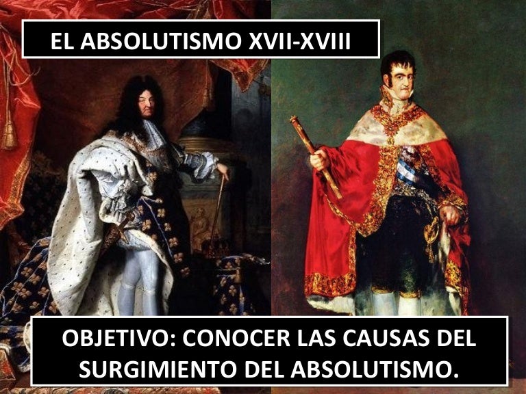 El absolutismo