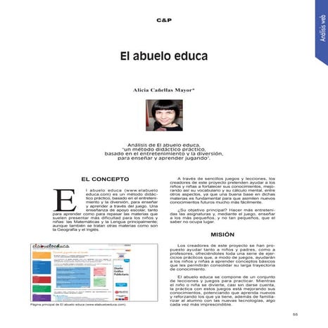 El método didáctico de "El abuelo educa"